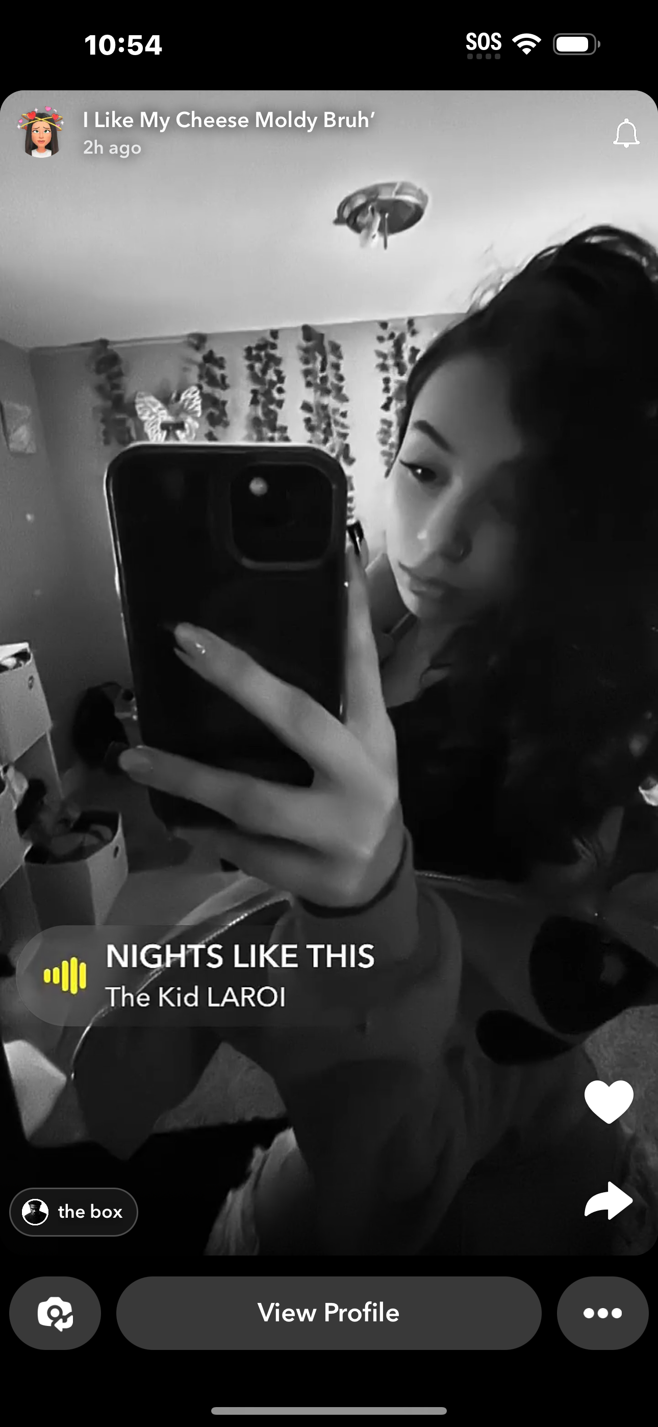 Carly holding her phone out Blank Meme Template