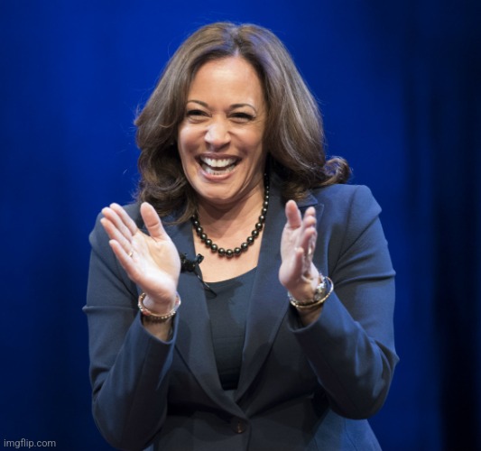 Kamala Harris laughing | image tagged in kamala harris laughing | made w/ Imgflip meme maker