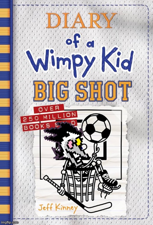 NOWS YOUR CHANCE TO BE A [[BIG SHOT]] YOU [[VALUED WIMP]] | image tagged in spamton,diary of a wimpy kid | made w/ Imgflip meme maker