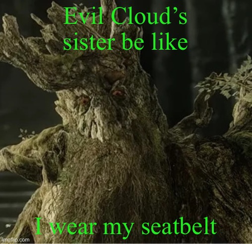 Hecate | Evil Cloud’s sister be like; I wear my seatbelt | image tagged in hecate | made w/ Imgflip meme maker