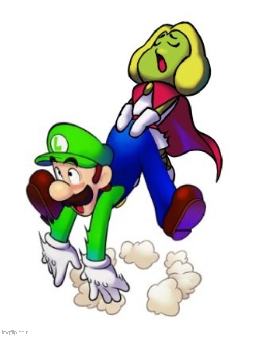 real nintendo art btw | image tagged in mario and luigi backshots | made w/ Imgflip meme maker
