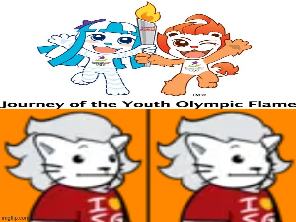 August the Merlion sees Lyo & Merly for the first time (WTF) | image tagged in nicktoons | made w/ Imgflip meme maker