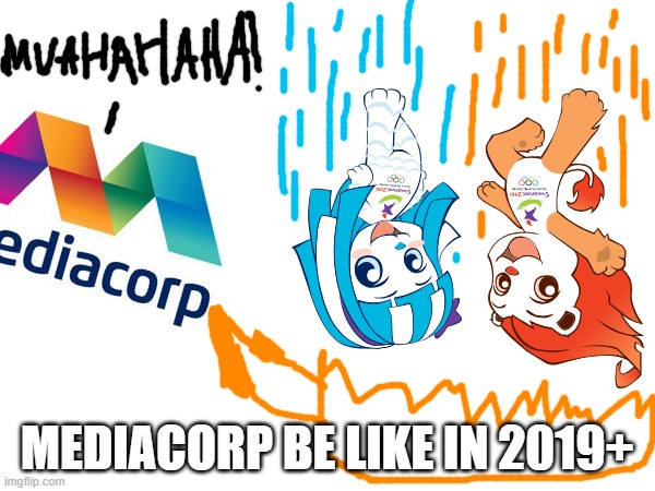 When MediaCorp starts taking over in 2019+ | MEDIACORP BE LIKE IN 2019+ | image tagged in nickelodeon | made w/ Imgflip meme maker