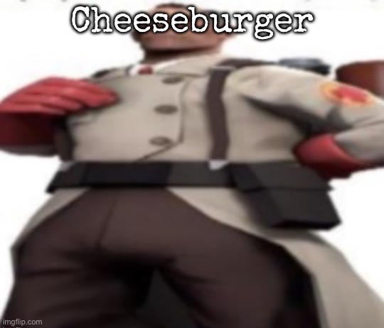 Ze medic | Cheeseburger | image tagged in ze medic,msmg | made w/ Imgflip meme maker