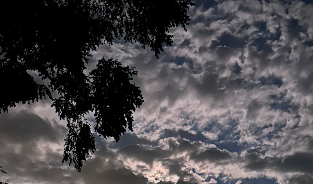 Cloudy Sky. Blank Meme Template