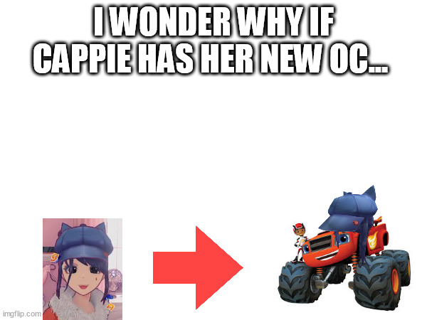 owo | I WONDER WHY IF CAPPIE HAS HER NEW OC... | image tagged in mita,cappie,miside,memes,oc,funny | made w/ Imgflip meme maker