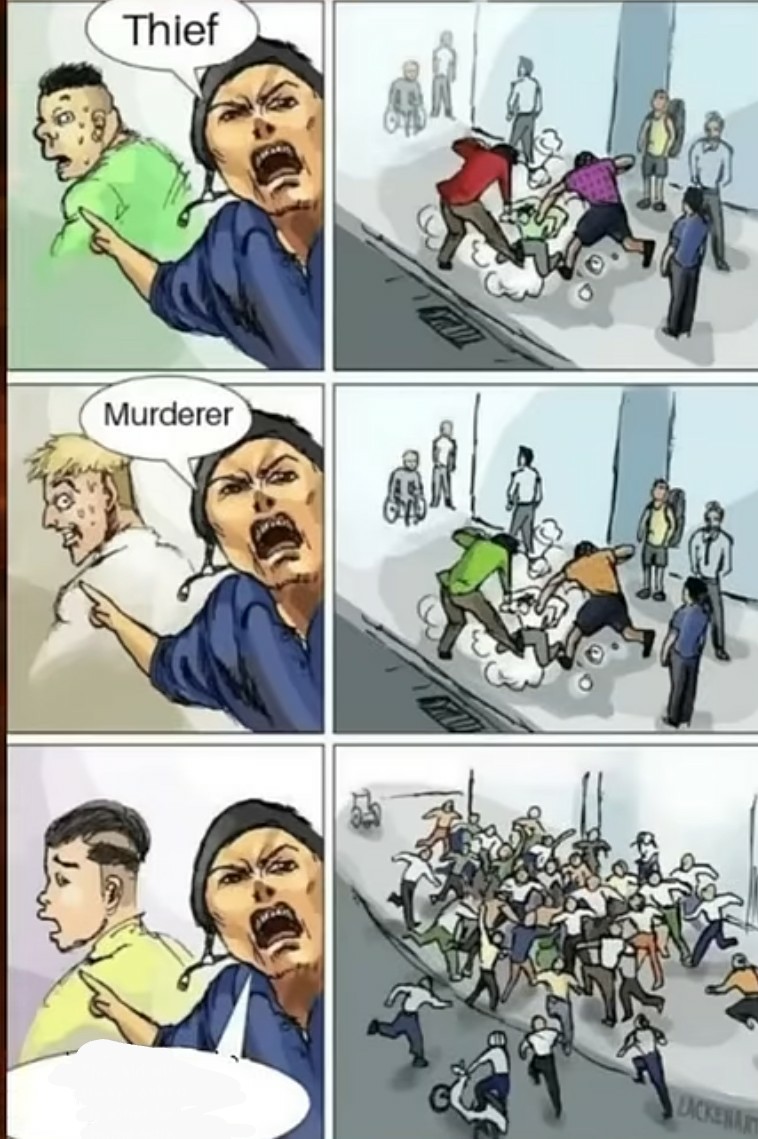 Thief murder blank Blank Meme Template