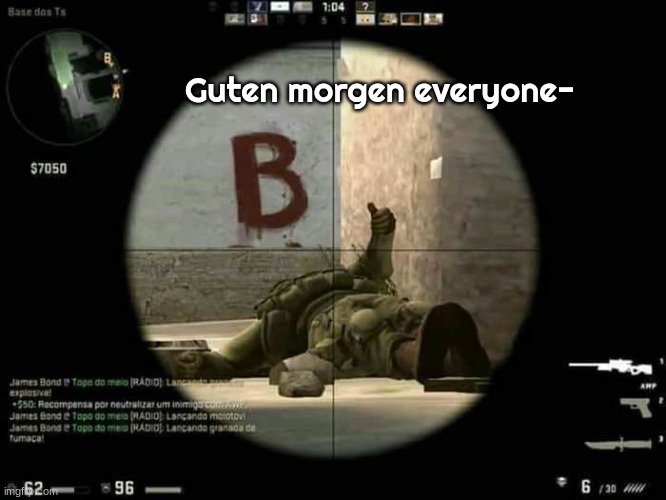 Zonig temp :thumbs up: | Guten morgen everyone- | image tagged in zonig temp thumbs up | made w/ Imgflip meme maker