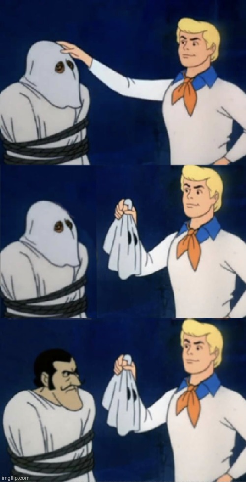 Mask Reveal ++ | image tagged in scooby doo,mask,scooby doo mask reveal,impostor | made w/ Imgflip meme maker