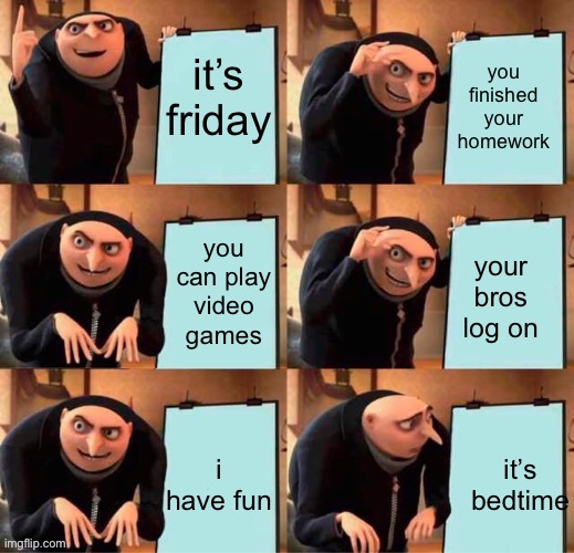 Upvote if relatable (or don’t, it’s up to you) | image tagged in gru's plan | made w/ Imgflip meme maker