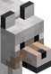 Minecraft wolf head Meme Template