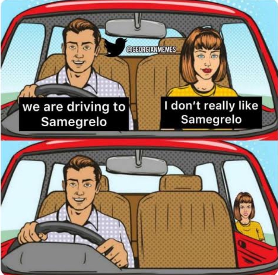 High Quality Women and Man In Car Blank Meme Template