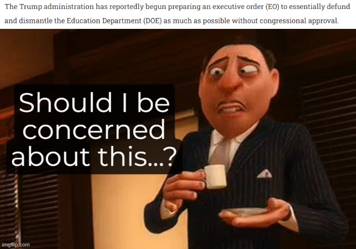 It's about time! | image tagged in should i be concerned about this | made w/ Imgflip meme maker