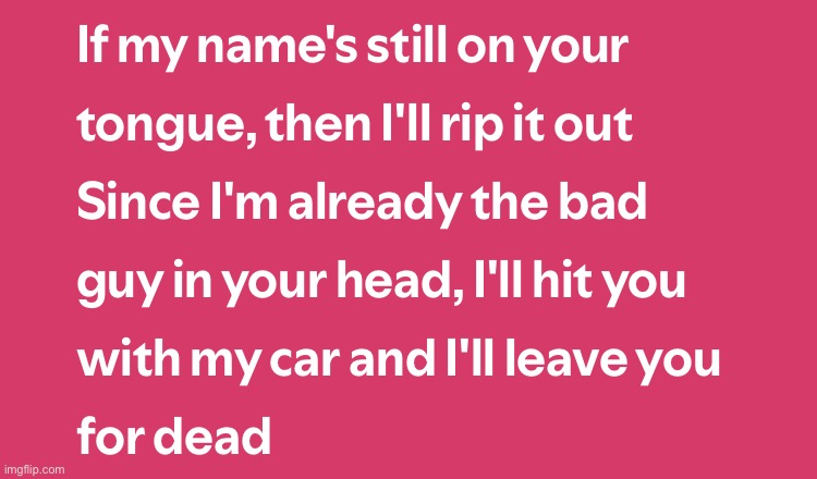Silly lyrics :3 | made w/ Imgflip meme maker