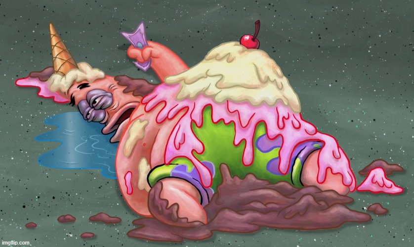 patrick star icecream | image tagged in patrick star icecream | made w/ Imgflip meme maker