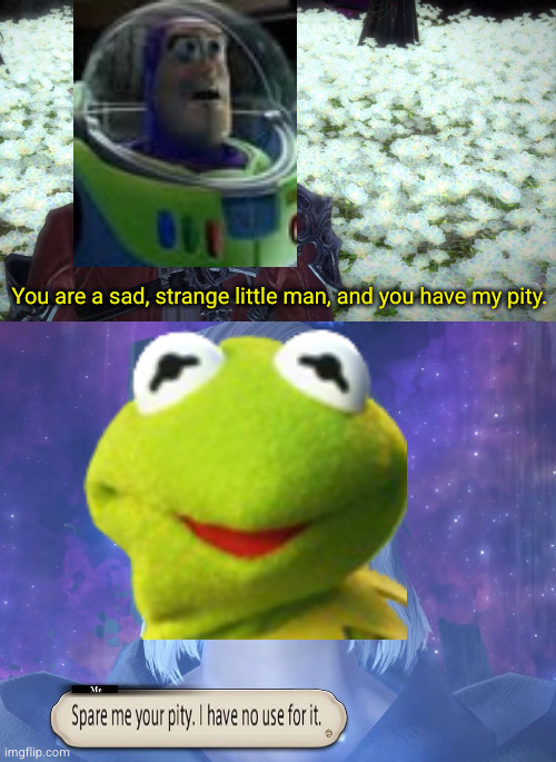 Spare Me Your Pity | You are a sad, strange little man, and you have my pity. | image tagged in spare me your pity | made w/ Imgflip meme maker