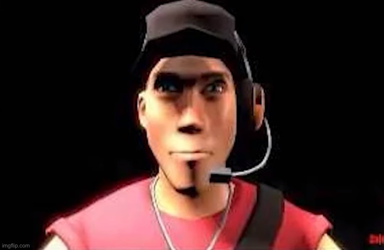 tf2 scout staring | image tagged in tf2 scout staring | made w/ Imgflip meme maker