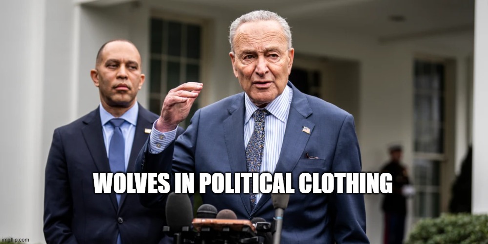 wolves in political clothing | WOLVES IN POLITICAL CLOTHING | made w/ Imgflip meme maker