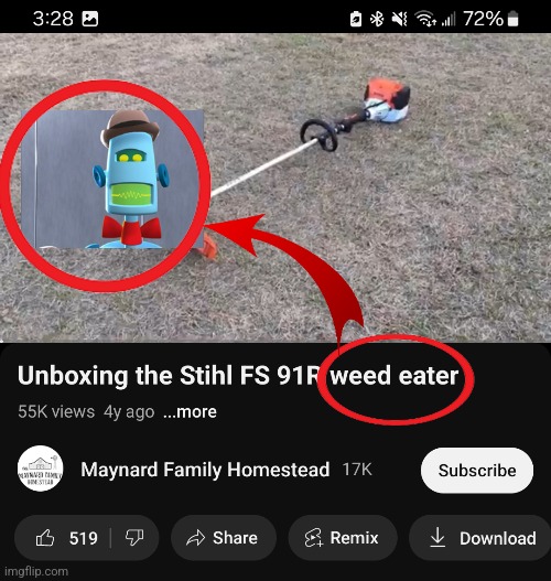 WEED EATER | image tagged in weed eater | made w/ Imgflip meme maker