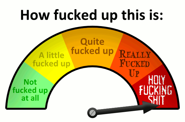 how fucked up this is Blank Meme Template
