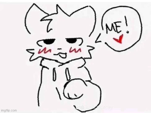 Boykisser Me Blank Meme Template