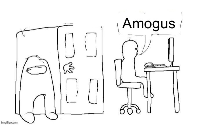 Amogus | image tagged in amogus | made w/ Imgflip meme maker