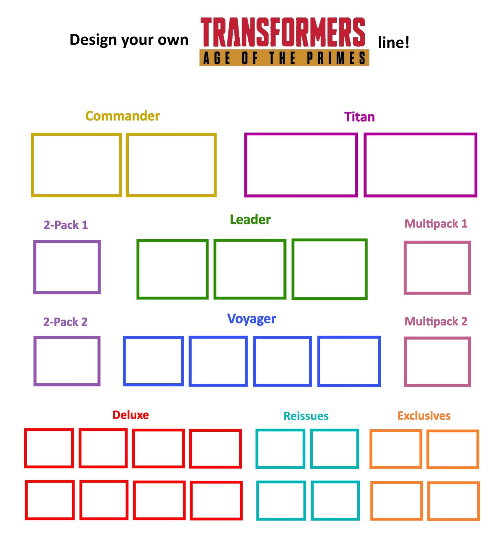 Transformers Age of the Primes Blank Meme Template