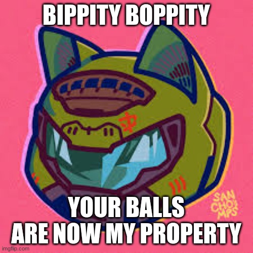 BIPPITY BOPPITY YOUR BALLS ARE NOW MY PROPERTY | made w/ Imgflip meme maker