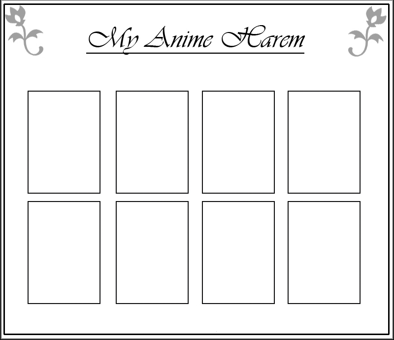 my anime haron Blank Meme Template