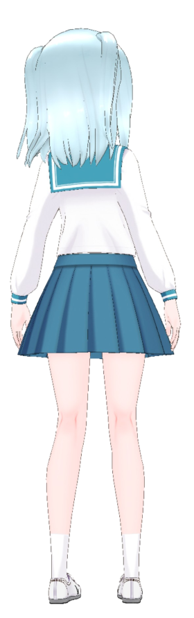 Midori Aoi full body Blank Meme Template
