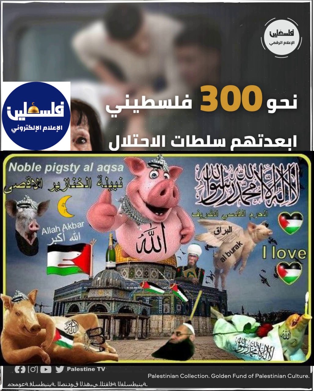 Palestinian Collection. Golden Fund of Palestinian Culture. مجمو Blank Meme Template