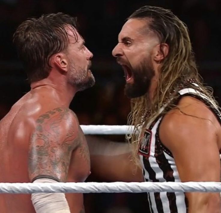 CM Punk & Seth Rollins Blank Meme Template