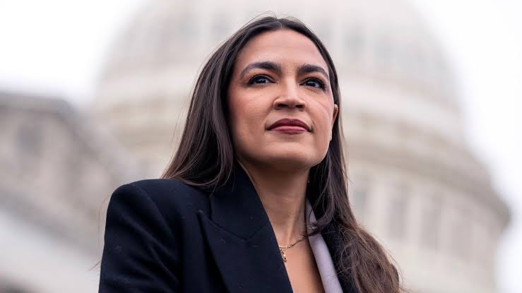 AOC Rocks Blank Meme Template
