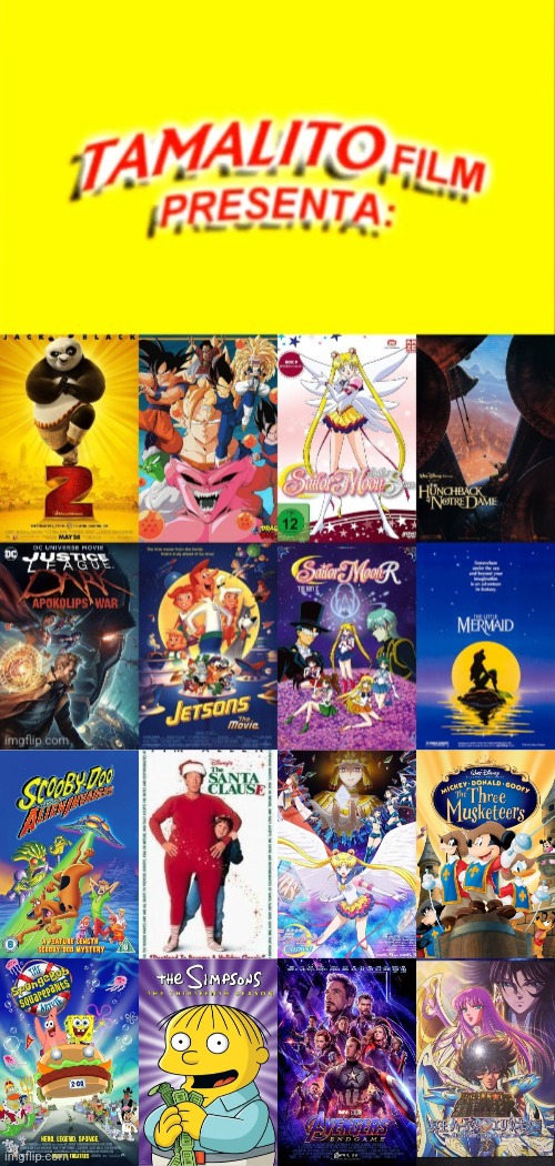 Tamalito Films Movies and TV Shows DVDs Blank Meme Template