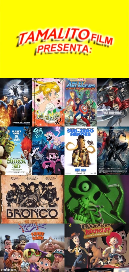 Tamalito Films Movies and TV Shows DVDs 2 Blank Meme Template