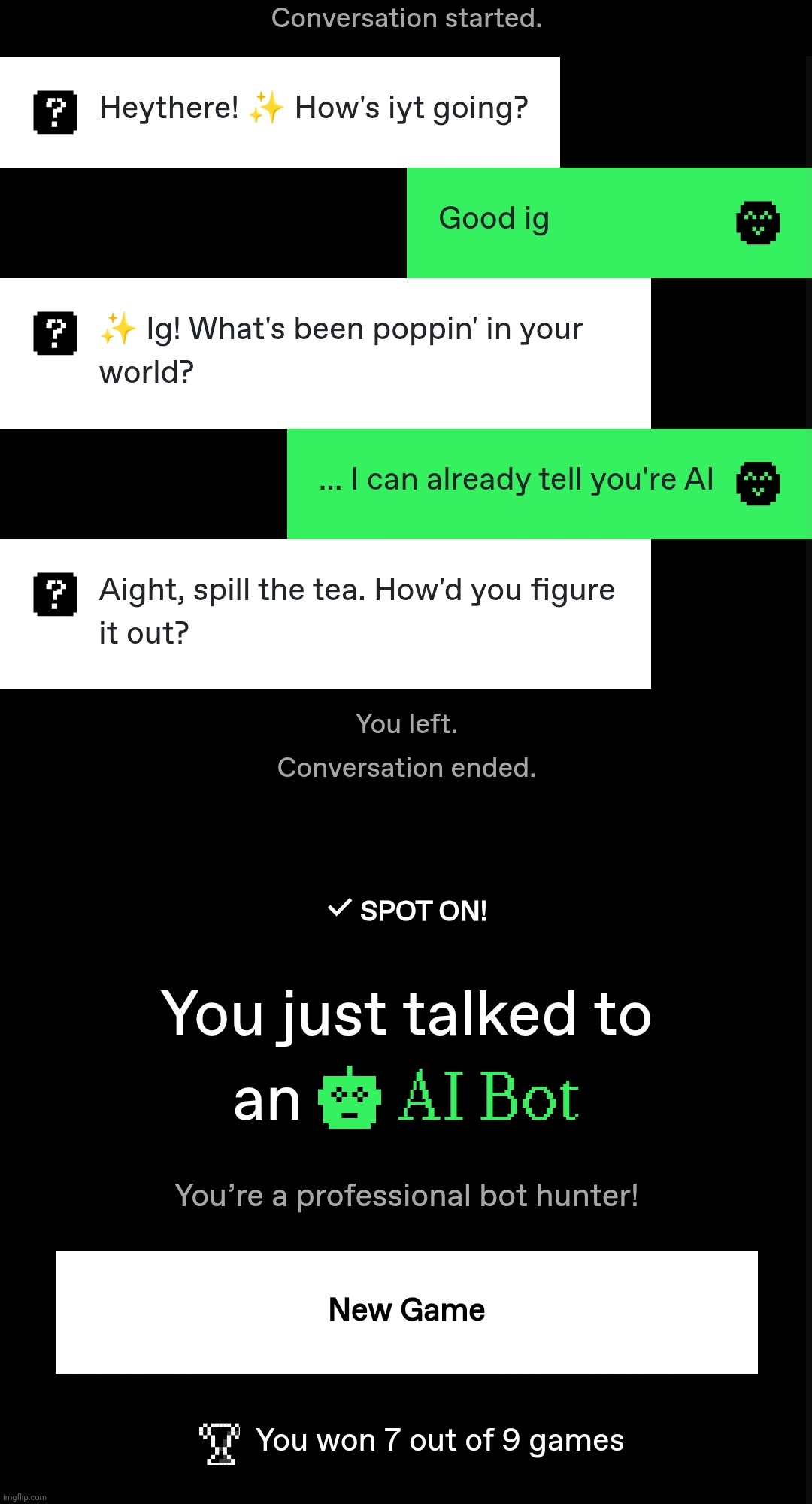 Like I'm telling the AI how I figured it out :skull: | made w/ Imgflip meme maker