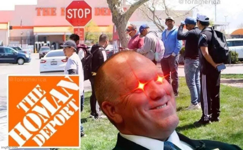 Don't Call Us, We'll Call You ! | image tagged in tom homan home depot parody,political meme,politics,funny memes,funny | made w/ Imgflip meme maker