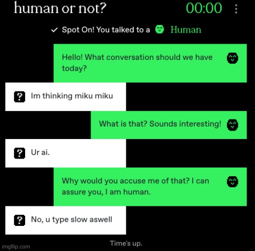 I love to pretend to be ai | made w/ Imgflip meme maker