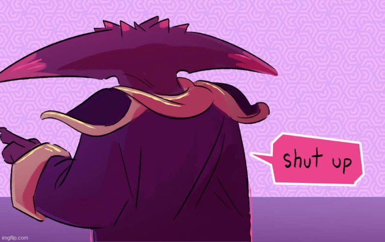 black doom shut up | image tagged in black doom shut up | made w/ Imgflip meme maker