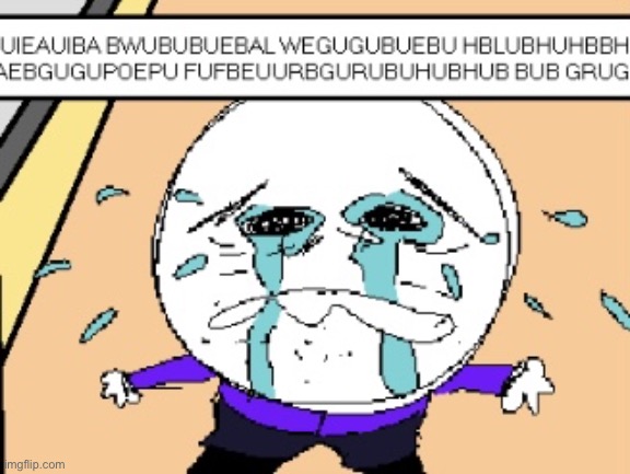 Protagonist crying | image tagged in protagonist crying | made w/ Imgflip meme maker