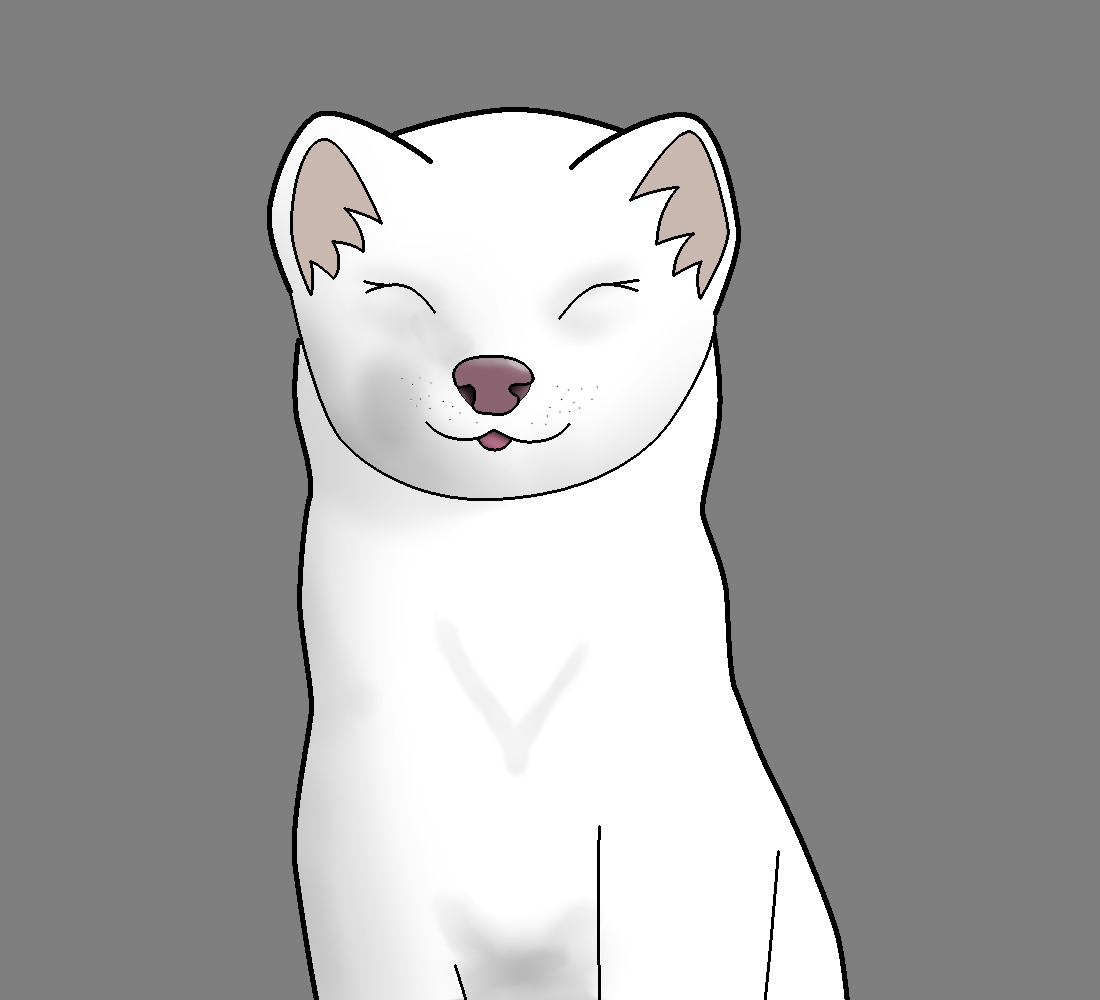 White Stoat Blank Meme Template