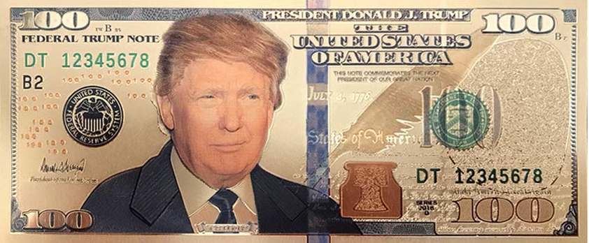 High Quality A Trump Dollar Blank Meme Template