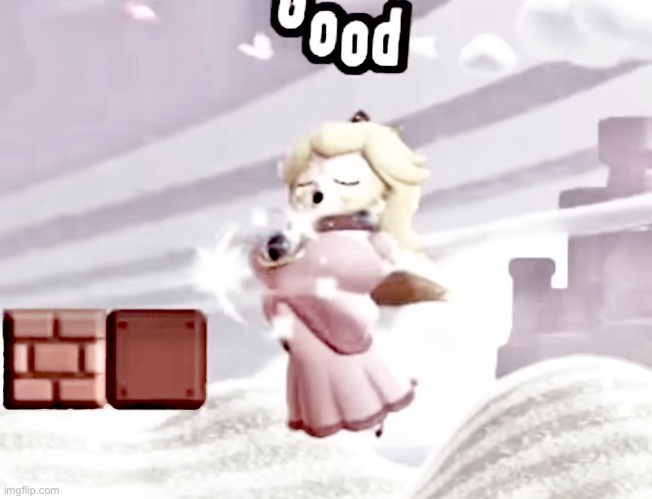 mario wonder apparently has a single frame of animation where peach can have big boobs | made w/ Imgflip meme maker