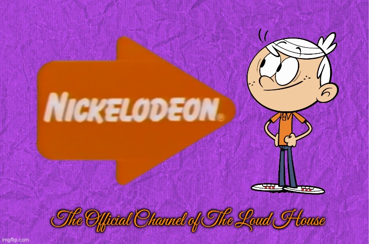 Nickelodeon - Lincoln Loud | The Official Channel of The Loud House | image tagged in generic purple background,the loud house,loud house,lincoln loud,nickelodeon,lori loud | made w/ Imgflip meme maker