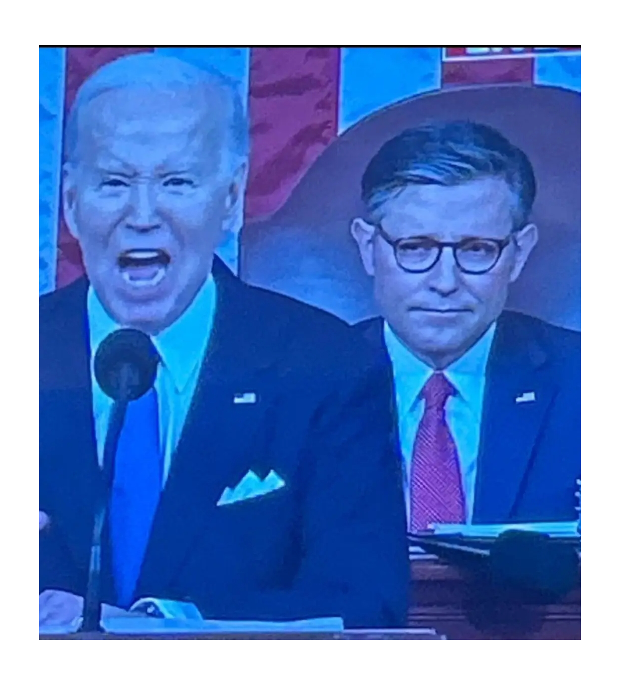 Joe Biden state of the union Blank Meme Template