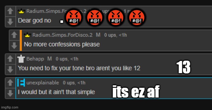 .🤬🤬🤬🤬; 13; its ez af | made w/ Imgflip meme maker