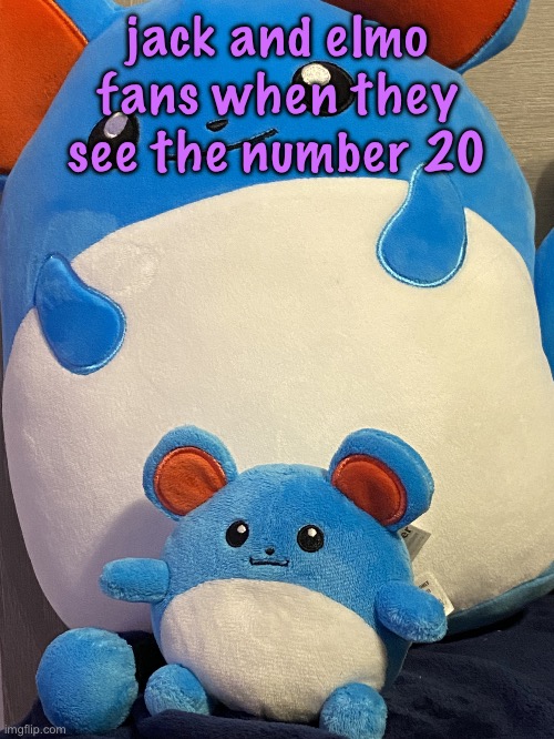 they seriously beat rhythm masters by 20 votes only for them to get a grand total of 11 rips | jack and elmo fans when they see the number 20 | image tagged in the dynamic bhillip duo,cinnabox announcement | made w/ Imgflip meme maker