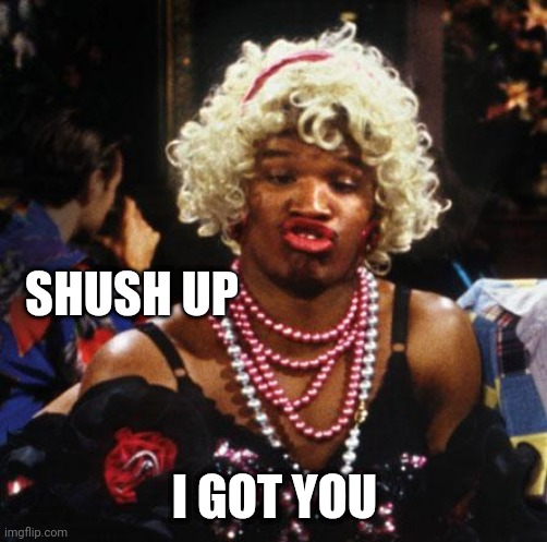 wanda from in living color | SHUSH UP I GOT YOU | image tagged in wanda from in living color | made w/ Imgflip meme maker