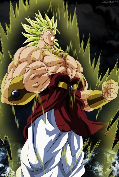 Broly again | image tagged in broly again | made w/ Imgflip meme maker