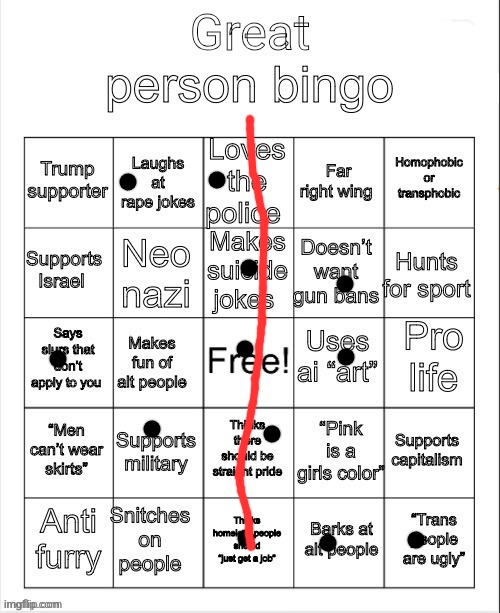 BINGO hehehehehehhehehe | image tagged in great person bingo,bingo | made w/ Imgflip meme maker